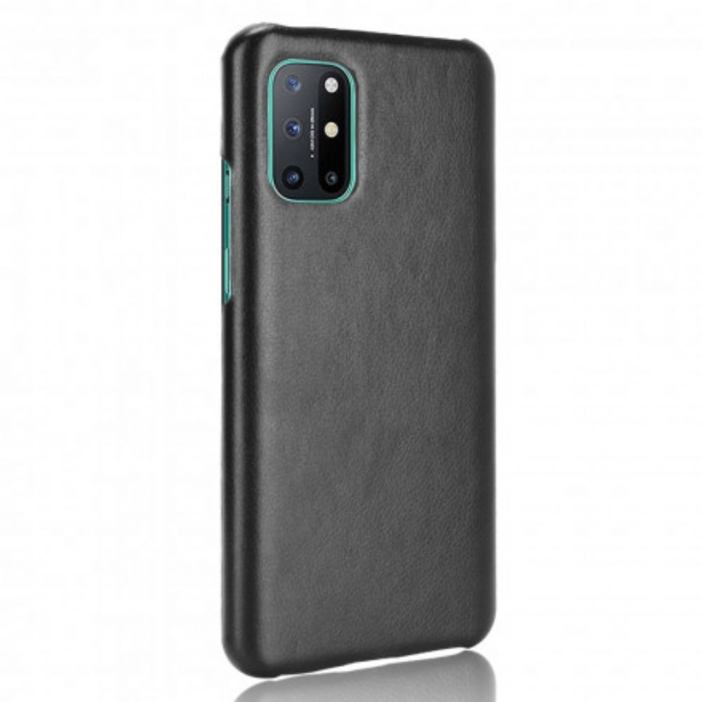 Hoesje voor OnePlus 8T Prestaties Litchi Leder Effect