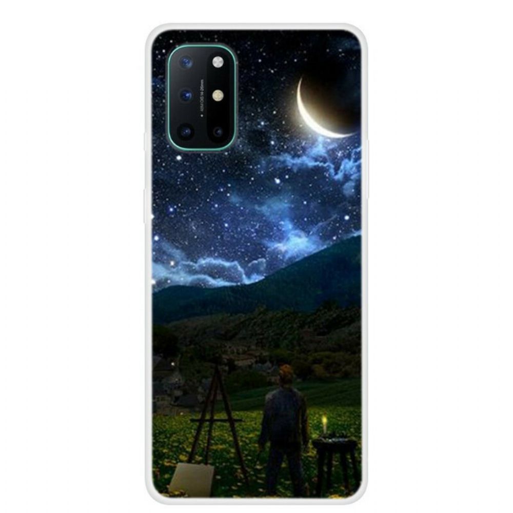 Hoesje voor OnePlus 8T Schilder In De Nacht