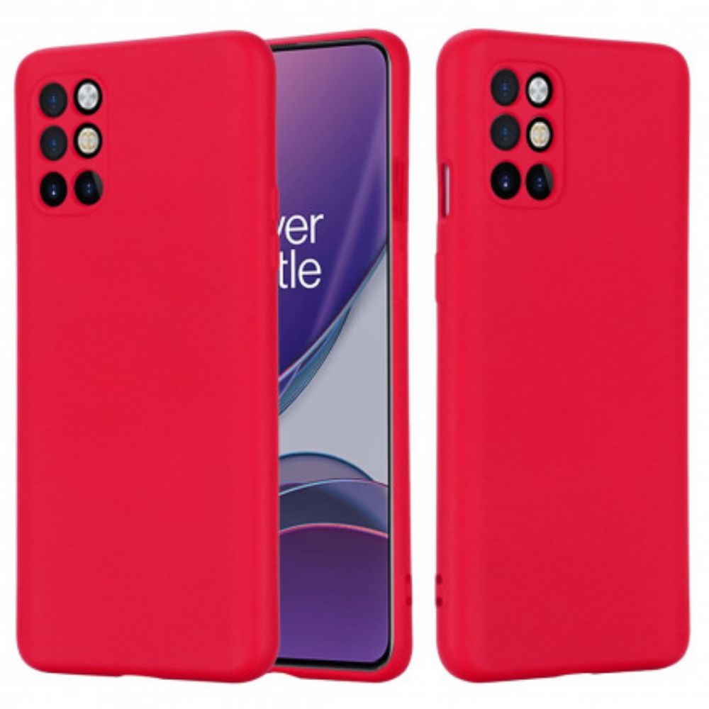 Hoesje voor OnePlus 8T Vloeibare Siliconen Met Koord