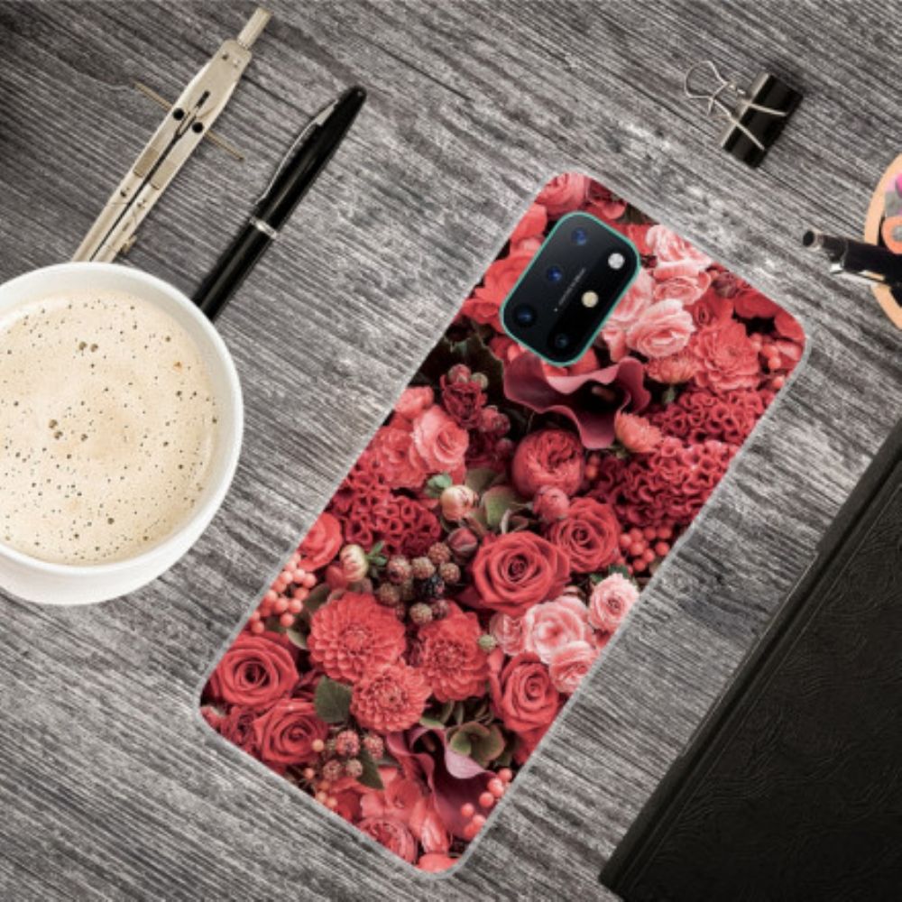 Telefoonhoesje voor OnePlus 8T Intense Bloemen