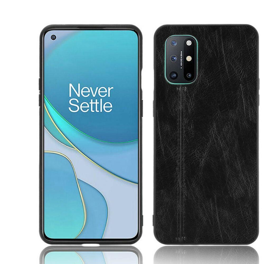 Telefoonhoesje voor OnePlus 8T Stijl Lederen Stiksels