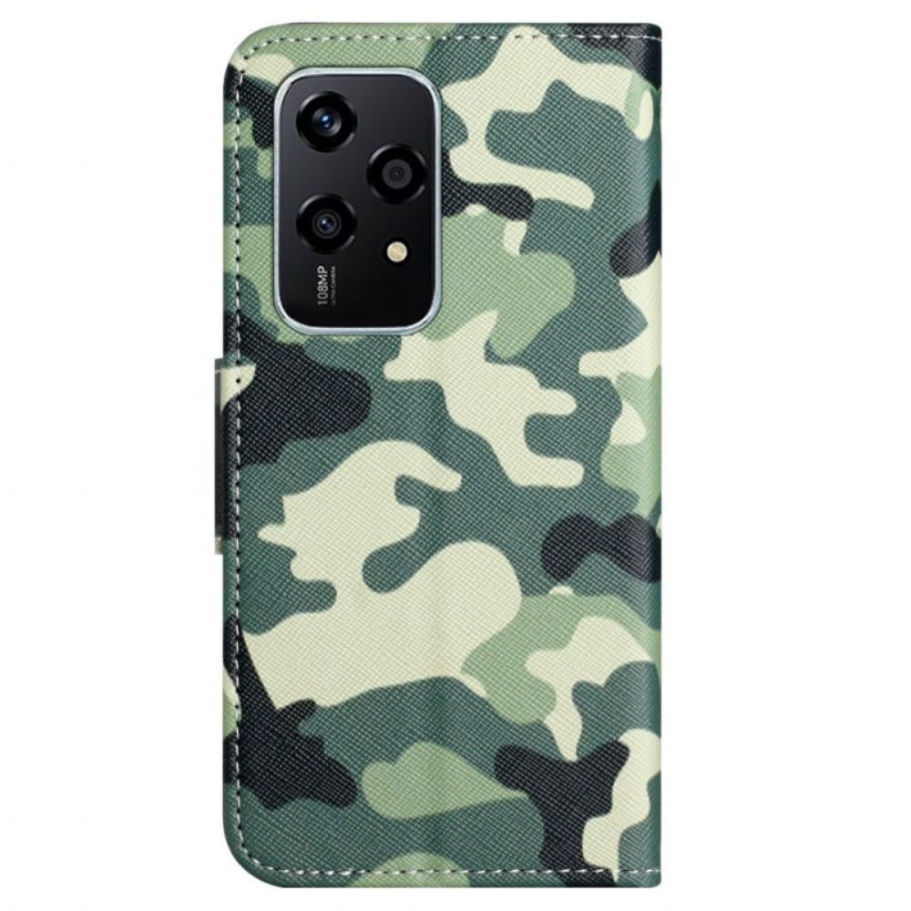 Flip Case Leren Honor 200 Lite Camouflage