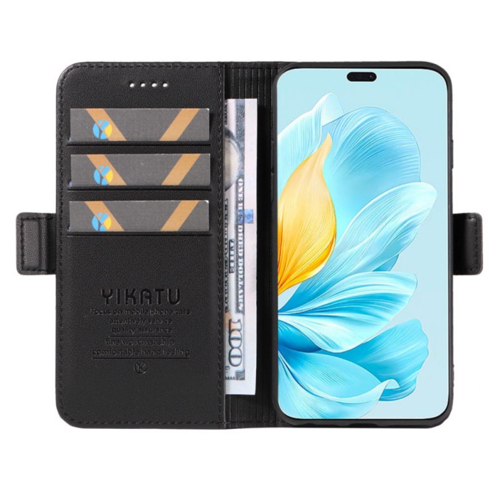 Flip Case Leren Honor 200 Lite Klassieke Yikatu