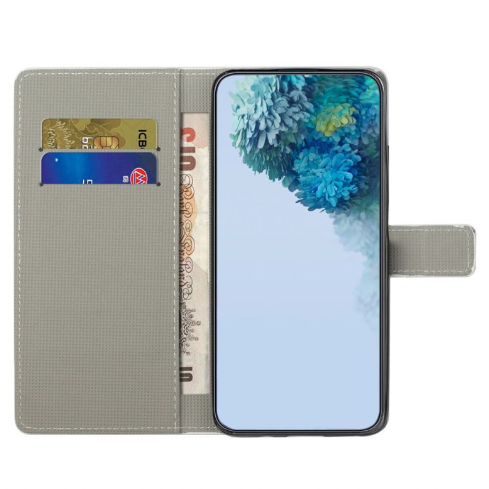 Folio-hoesje Honor 200 Lite Telefoonhoesje Tropische Bloemen