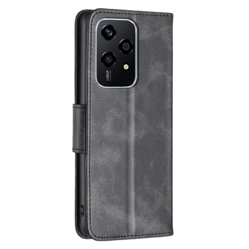 Leren Hoesje Voor Honor 200 Lite Ledereffect Met Riem