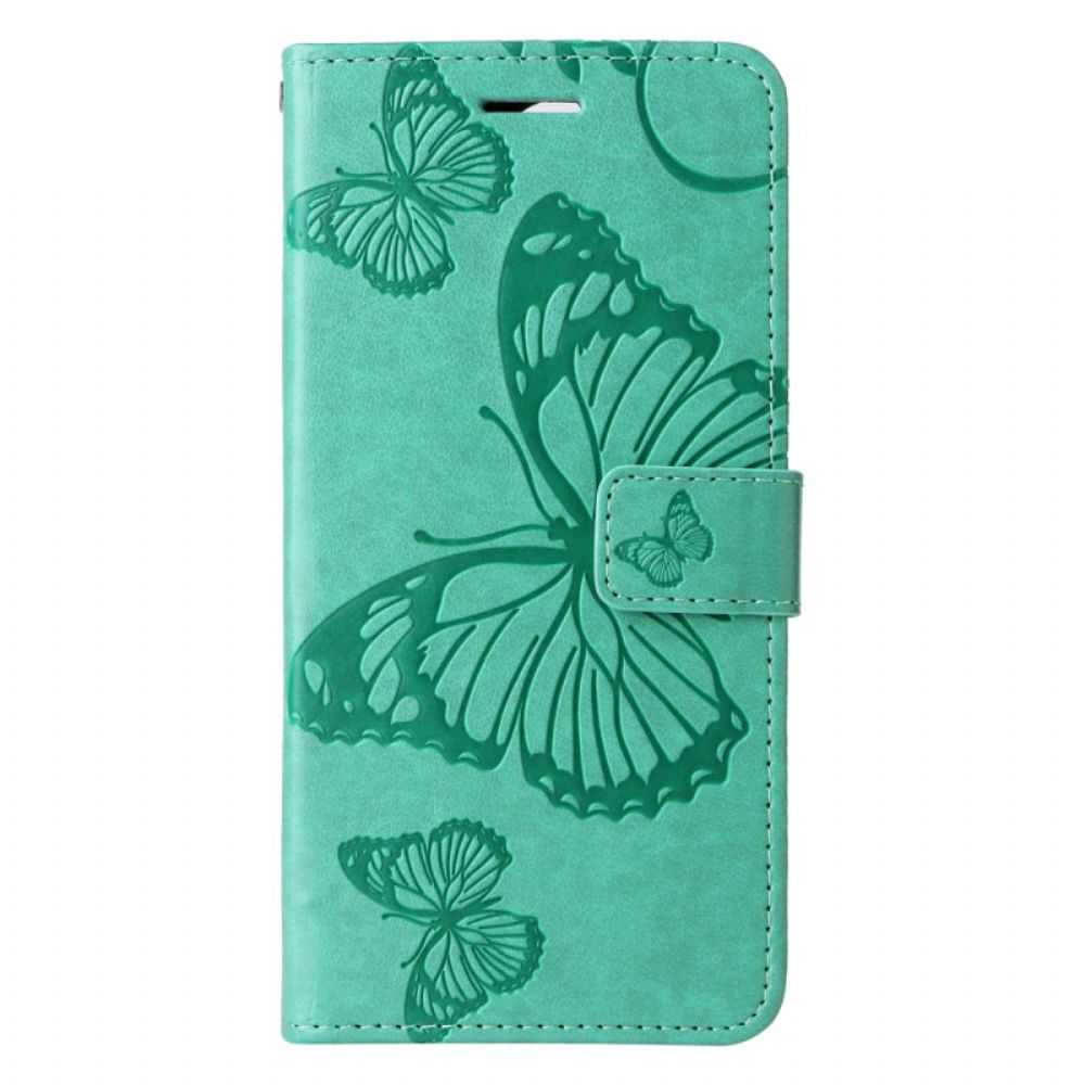 Leren Hoesje Voor Honor 200 Lite Reuzenvlinders