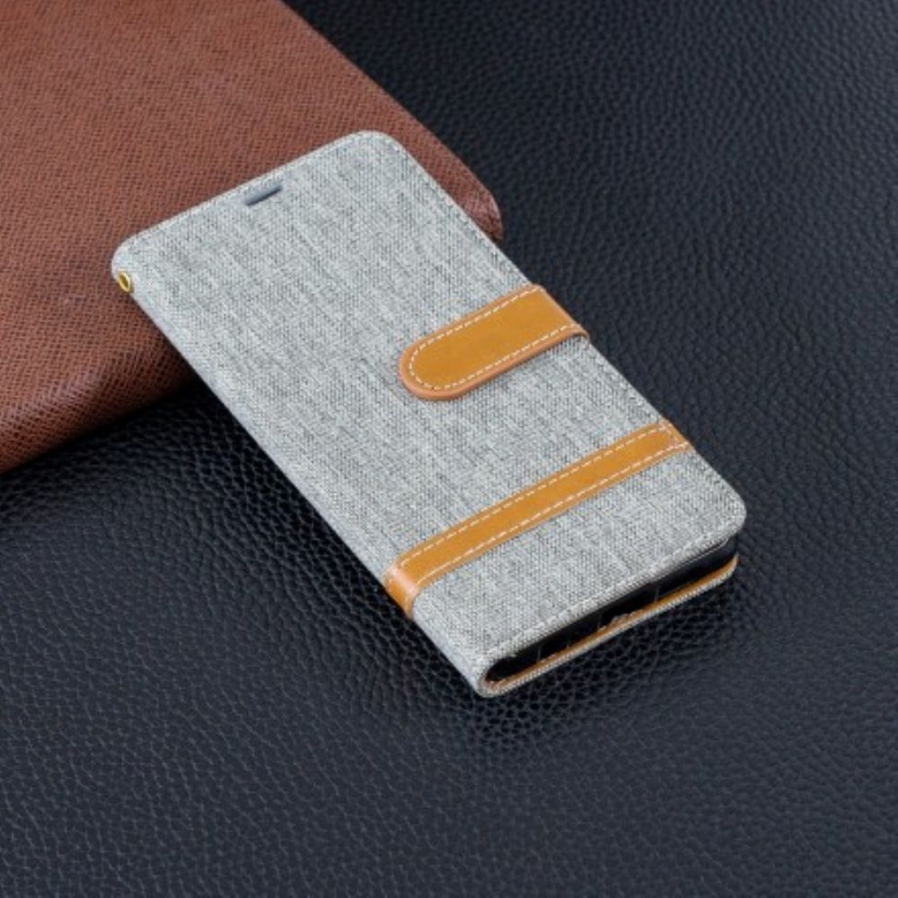 Flip Case voor Huawei P30 Met Ketting Band Met Stof En Leereffect