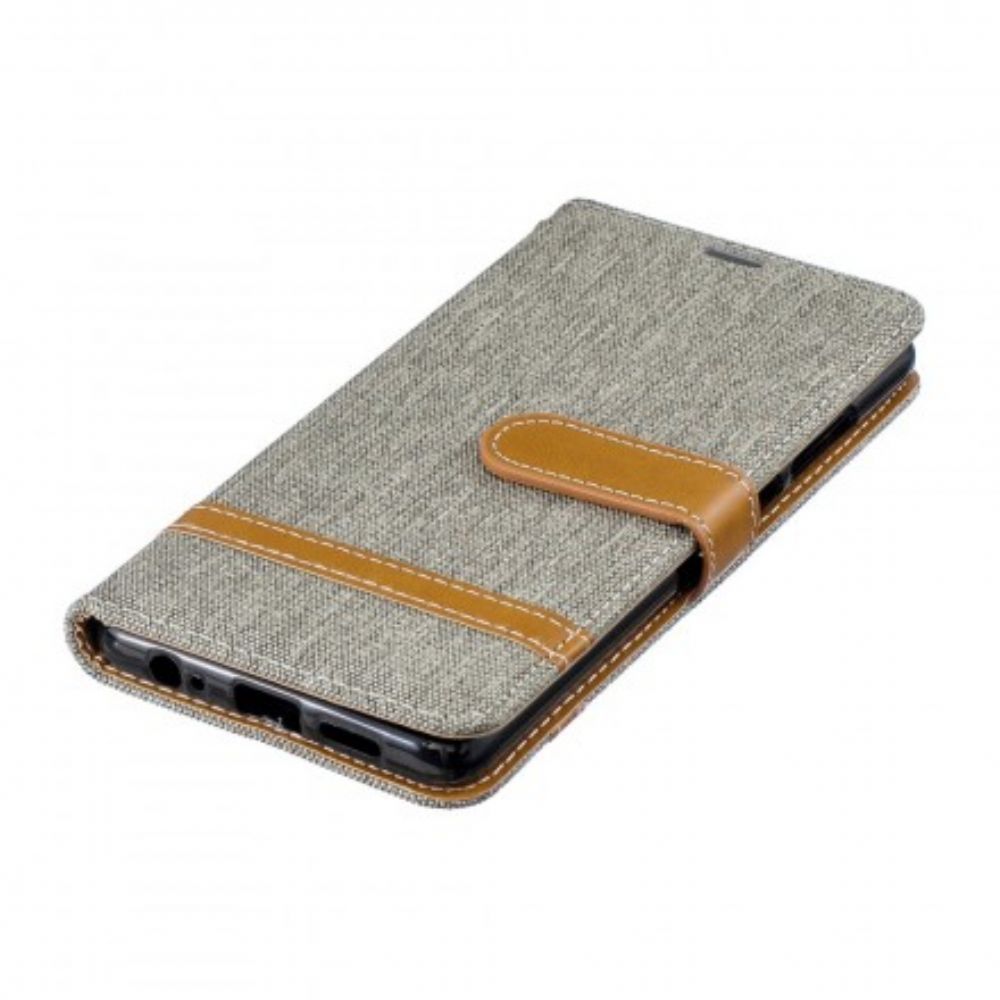 Flip Case voor Huawei P30 Met Ketting Band Met Stof En Leereffect