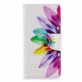 Folio-hoesje voor Huawei P30 Aquarel Bloem