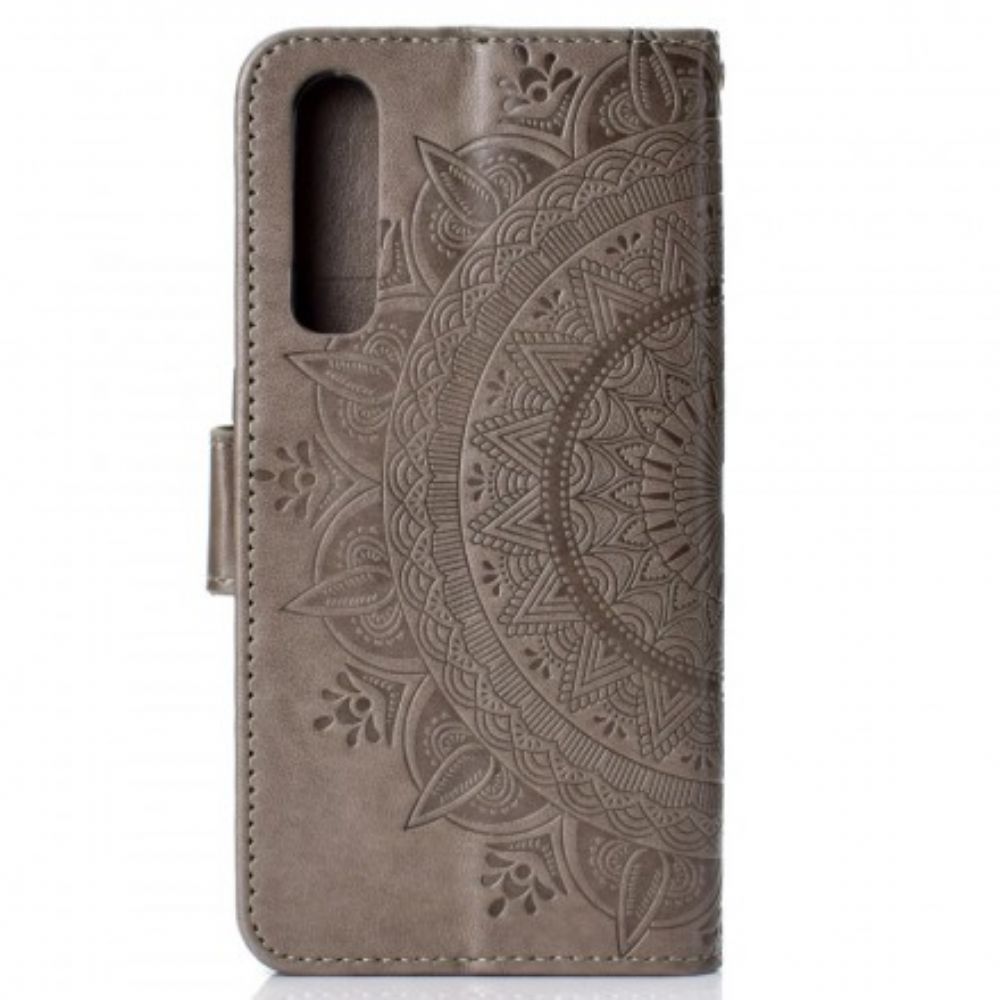 Folio-hoesje voor Huawei P30 Zon Mandala