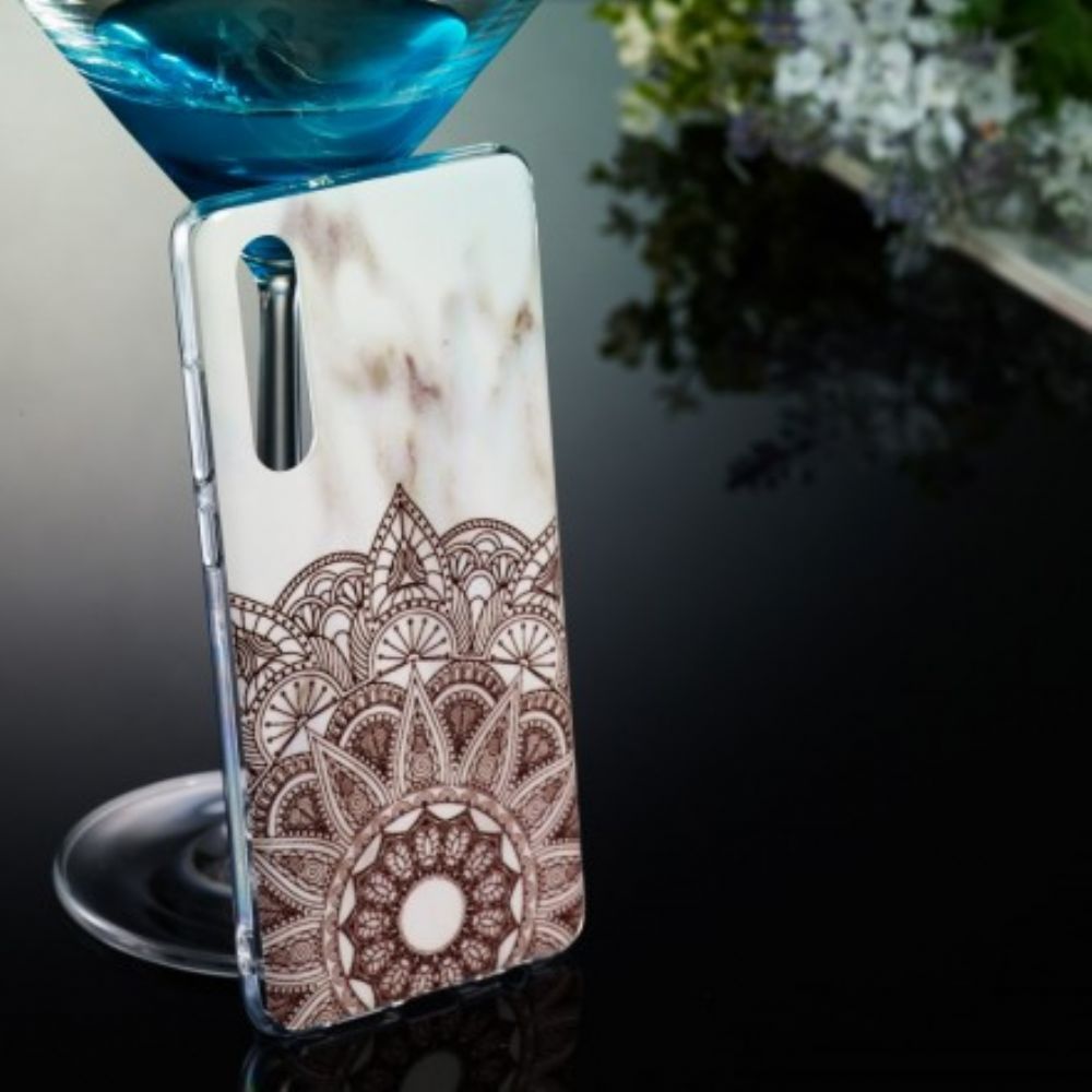 Hoesje voor Huawei P30 Marmeren Mandala