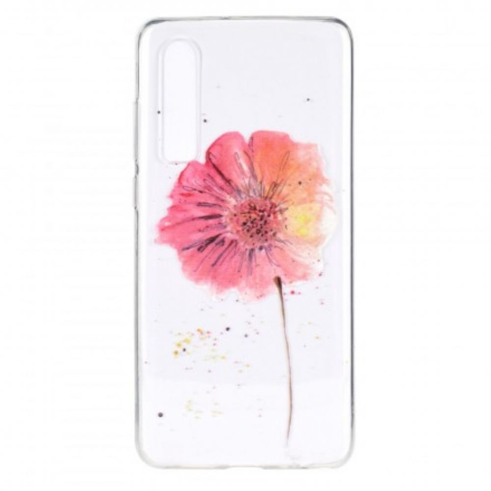 Hoesje voor Huawei P30 Naadloos Aquarel Bloemenpatroon