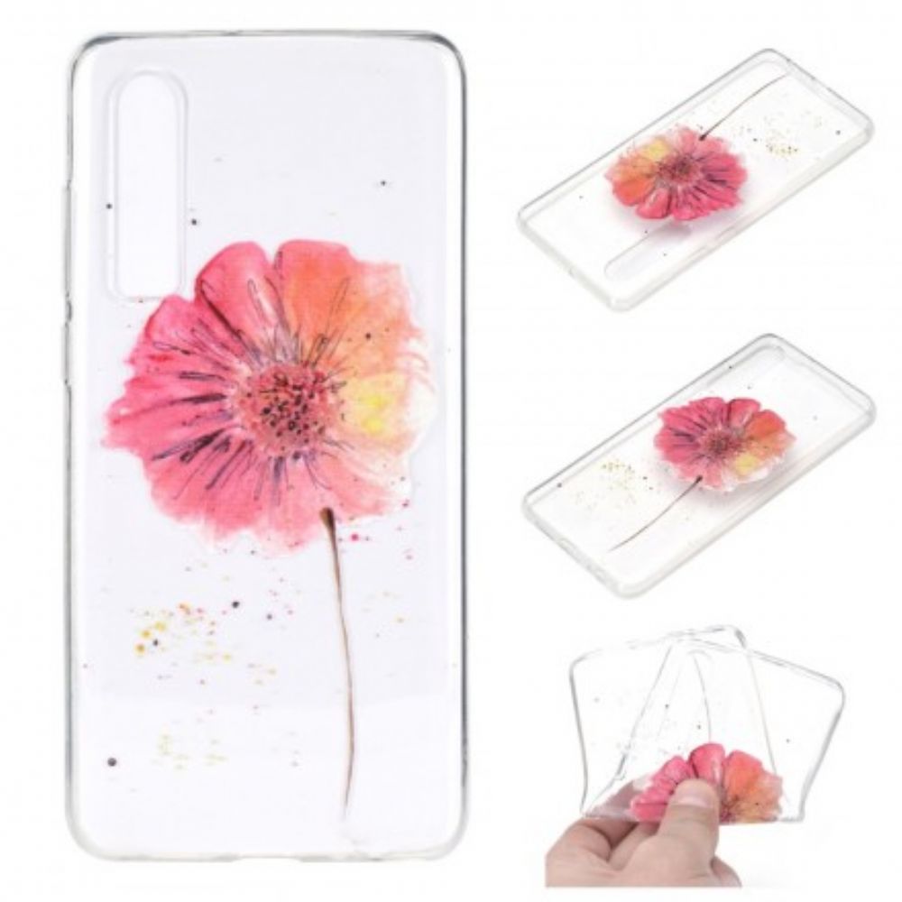 Hoesje voor Huawei P30 Naadloos Aquarel Bloemenpatroon