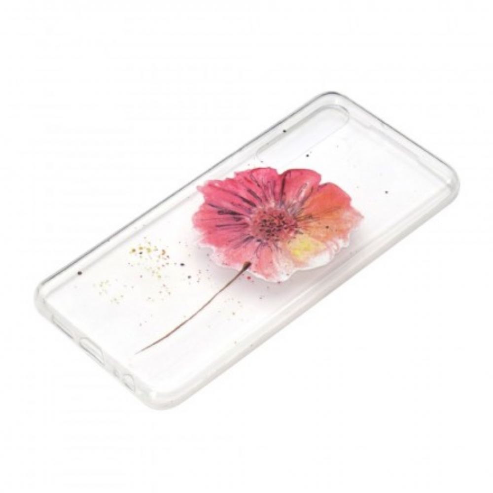 Hoesje voor Huawei P30 Naadloos Aquarel Bloemenpatroon