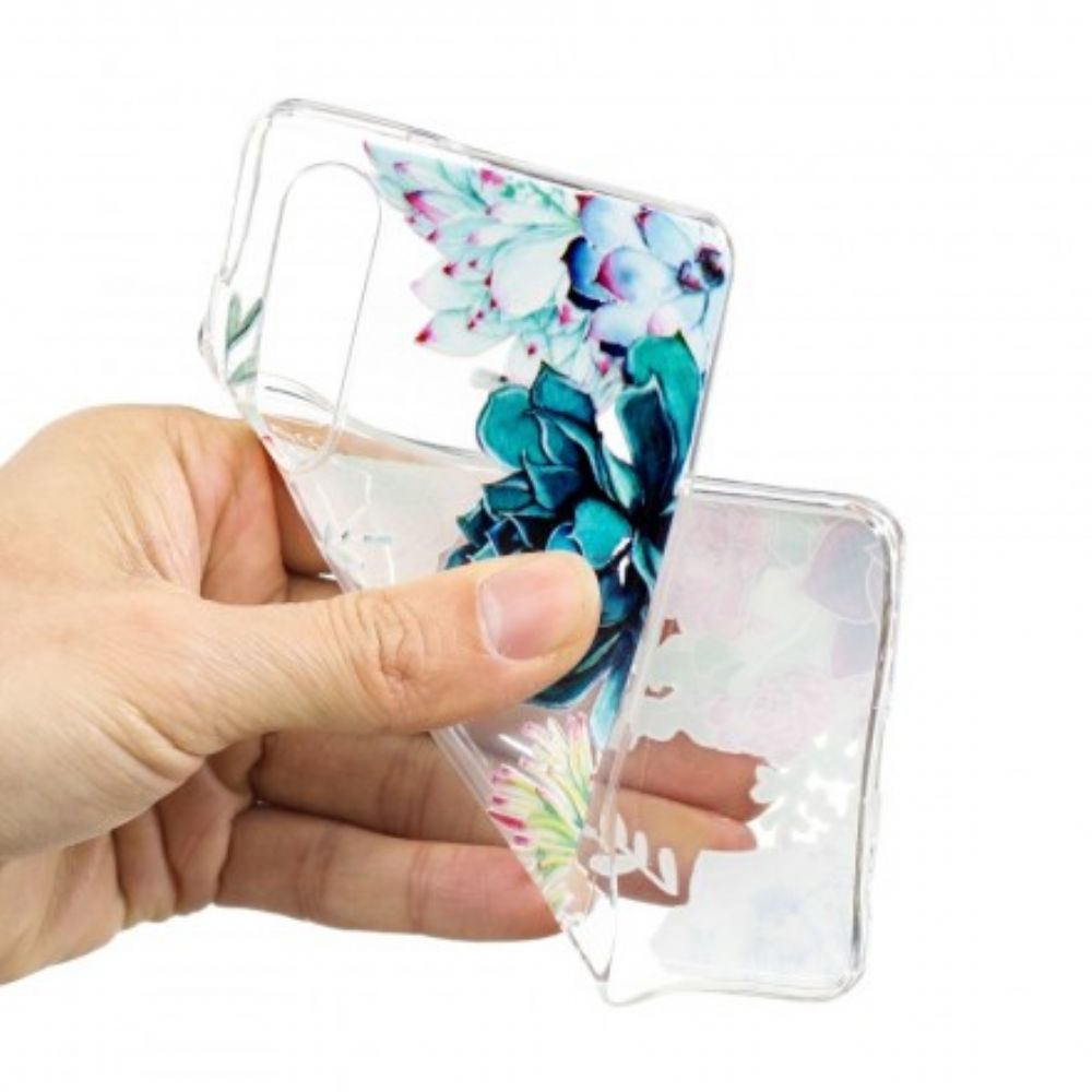 Hoesje voor Huawei P30 Naadloze Aquarelbloemen