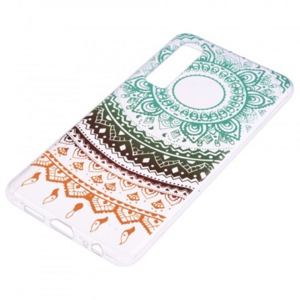 Hoesje voor Huawei P30 Transparante Gekleurde Mandala