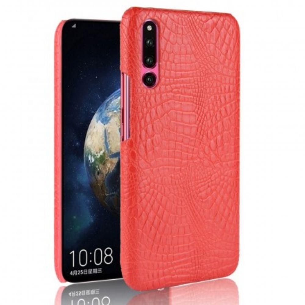 Telefoonhoesje voor Huawei P30 Krokodillenleereffect