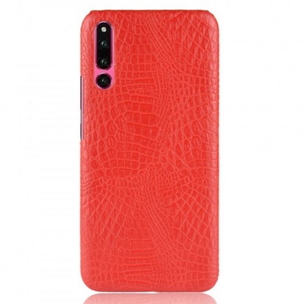 Telefoonhoesje voor Huawei P30 Krokodillenleereffect