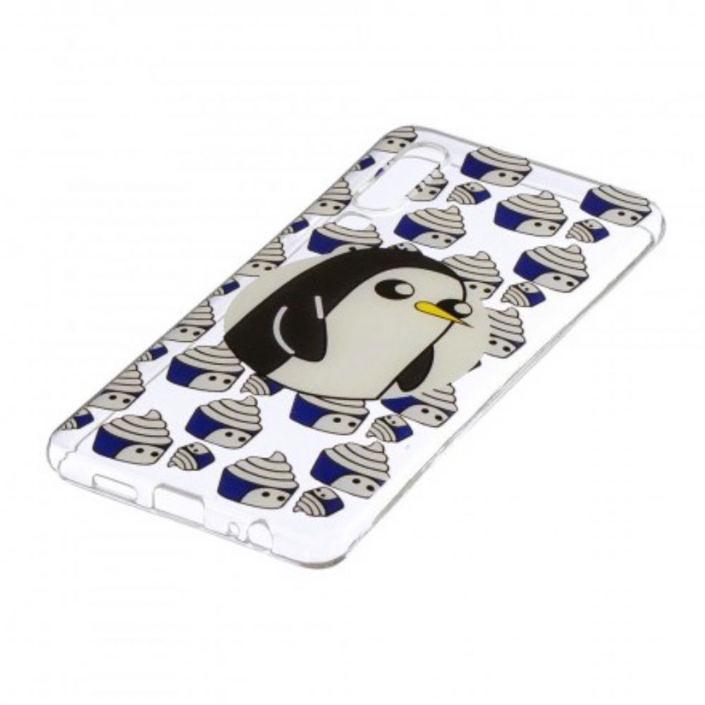 Telefoonhoesje voor Huawei P30 Transparante Pinguïns