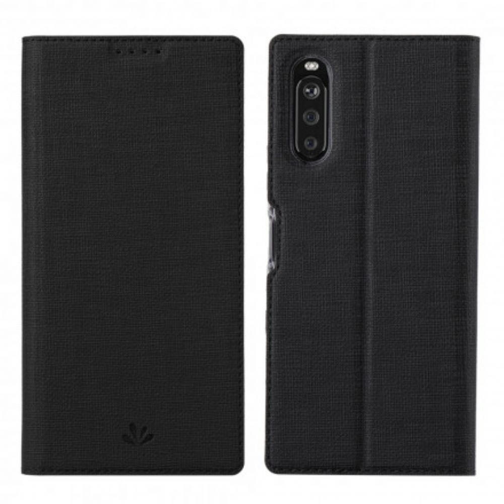 Bescherming Hoesje voor Sony Xperia 10 III Folio-hoesje Vili Dmx Getextureerd