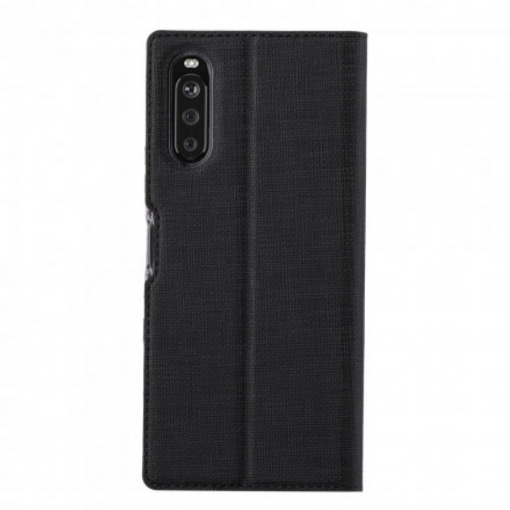 Bescherming Hoesje voor Sony Xperia 10 III Folio-hoesje Vili Dmx Getextureerd