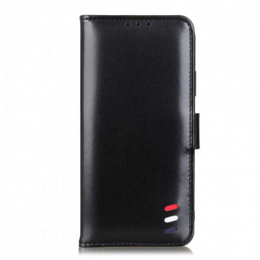 Flip Case voor Sony Xperia 10 III Driekleurig Leereffect