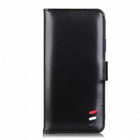 Flip Case voor Sony Xperia 10 III Driekleurig Leereffect