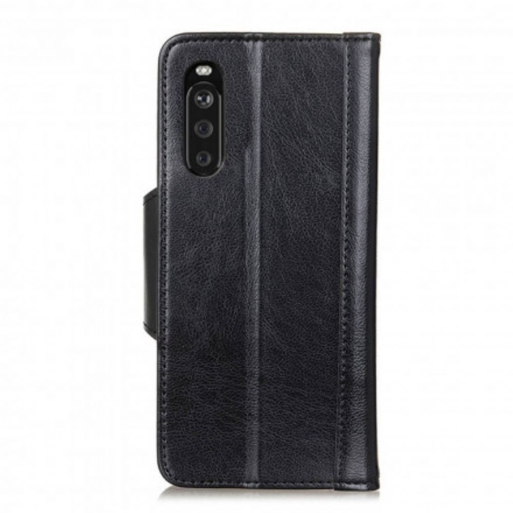 Folio-hoesje voor Sony Xperia 10 III Kunstleer Sluiting Elegantie