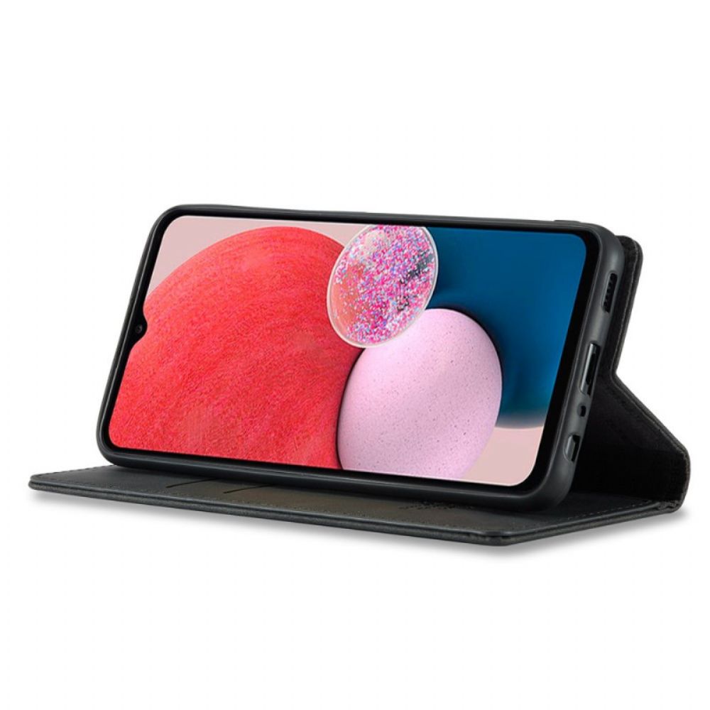 Bescherming Hoesje voor Samsung Galaxy A13 Folio-hoesje Lc.imeeke Leereffect