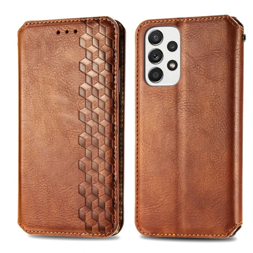 Bescherming Hoesje voor Samsung Galaxy A13 Folio-hoesje Leereffect 3d-patroon