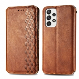 Bescherming Hoesje voor Samsung Galaxy A13 Folio-hoesje Leereffect 3d-patroon