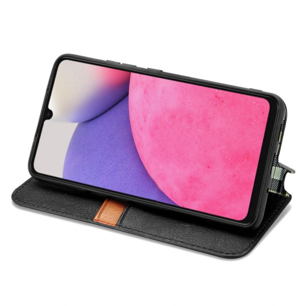 Bescherming Hoesje voor Samsung Galaxy A13 Folio-hoesje Leereffect 3d-patroon