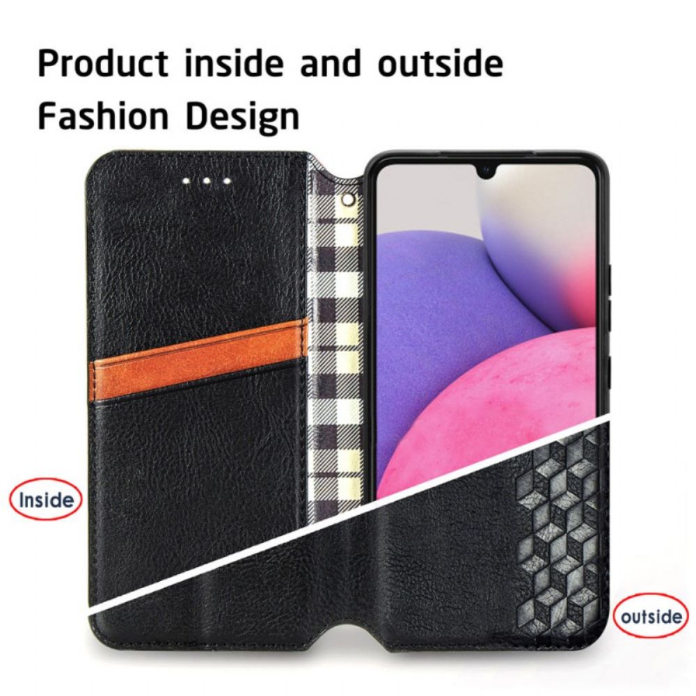 Bescherming Hoesje voor Samsung Galaxy A13 Folio-hoesje Leereffect 3d-patroon