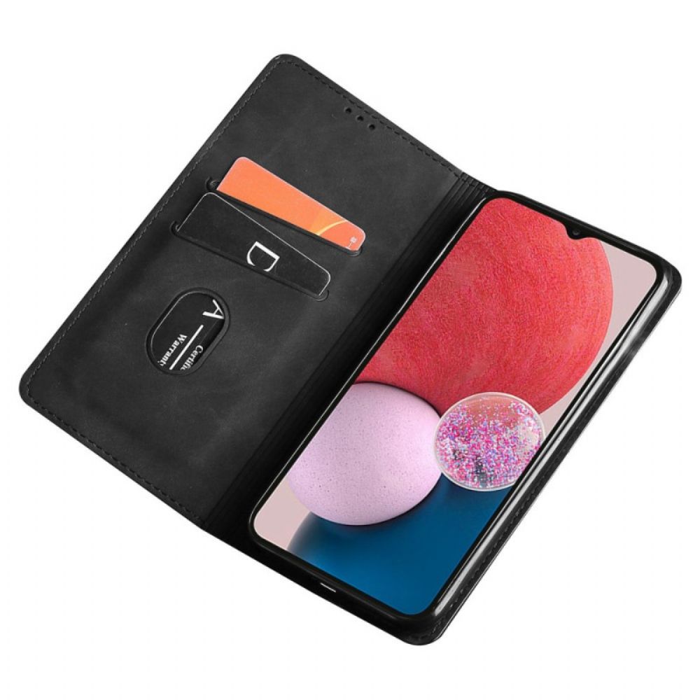 Bescherming Hoesje voor Samsung Galaxy A13 Folio-hoesje Skin-touch