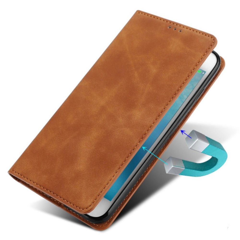 Bescherming Hoesje voor Samsung Galaxy A13 Folio-hoesje Skin-touch