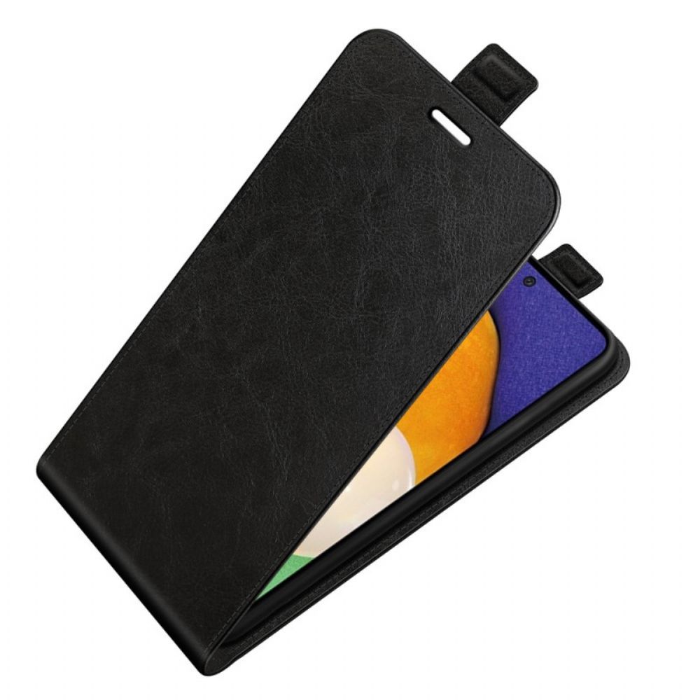 Folio-hoesje voor Samsung Galaxy A13 Flip Case Verticaal Leereffect Met Flap