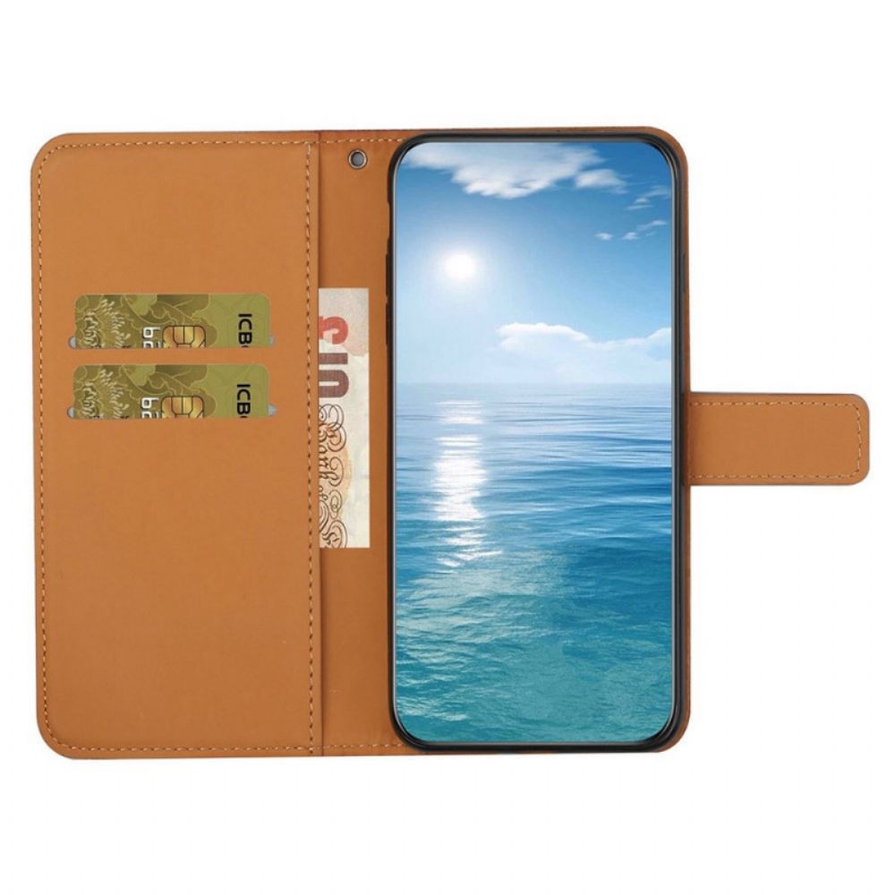 Folio-hoesje voor Samsung Galaxy A13 Tapijtpatroon