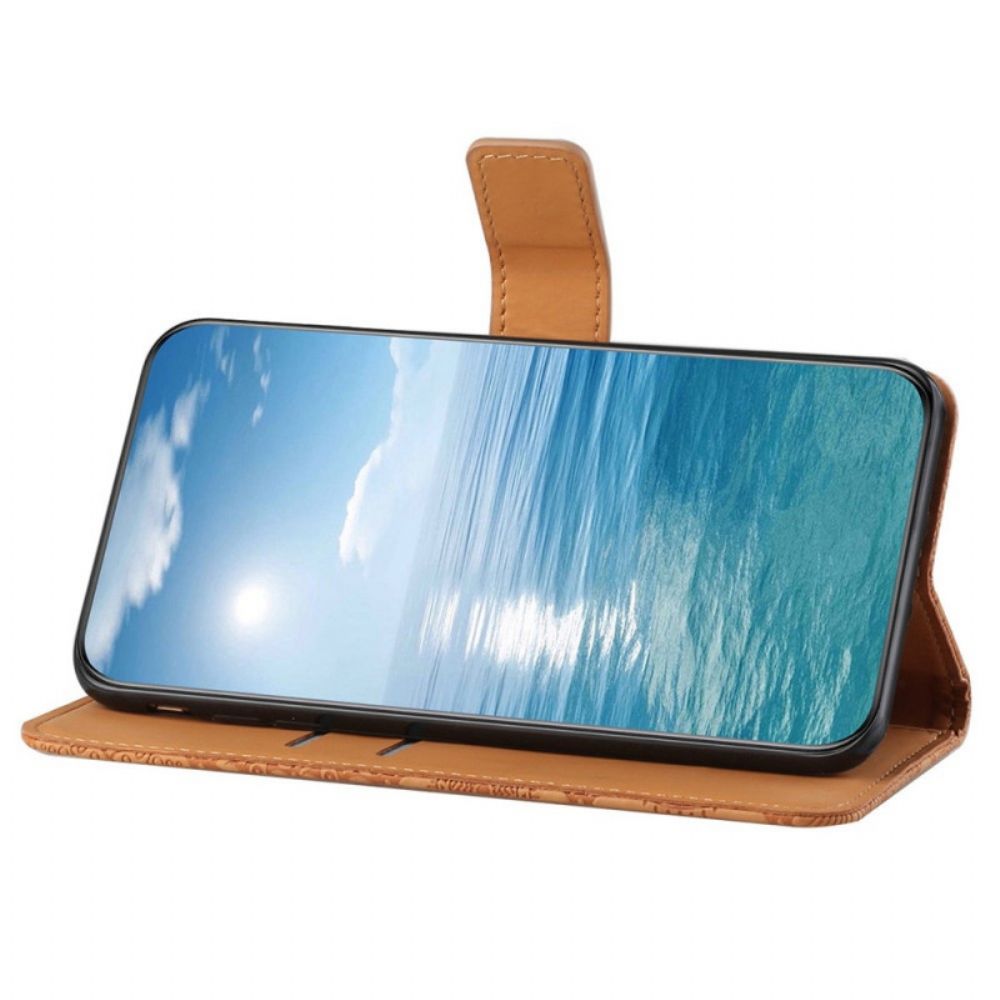 Folio-hoesje voor Samsung Galaxy A13 Tapijtpatroon