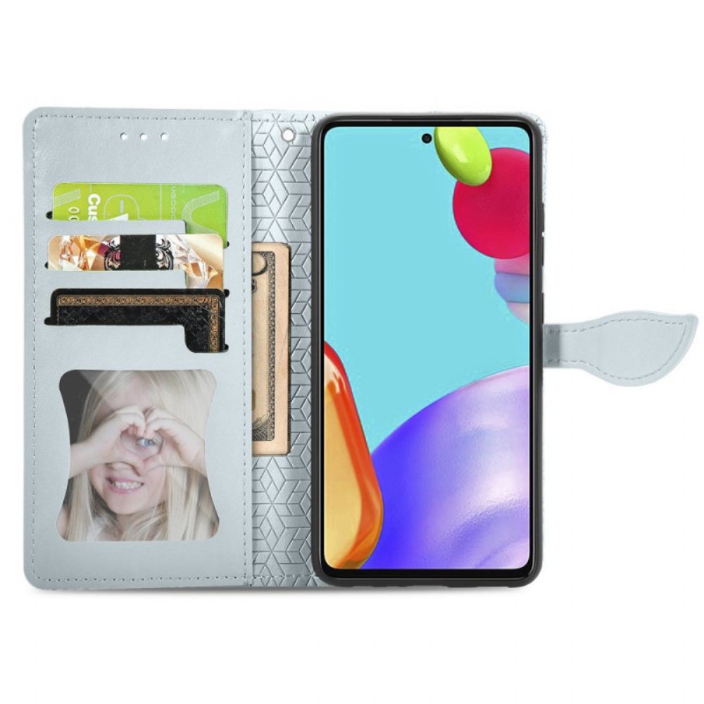 Folio-hoesje voor Samsung Galaxy A13 Tribale Bladeren