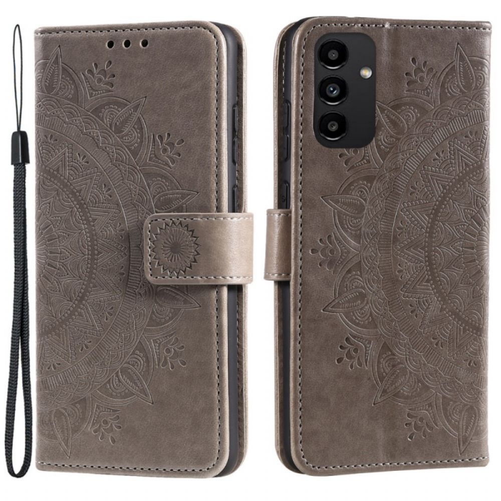 Folio-hoesje voor Samsung Galaxy A13 Zon Mandala