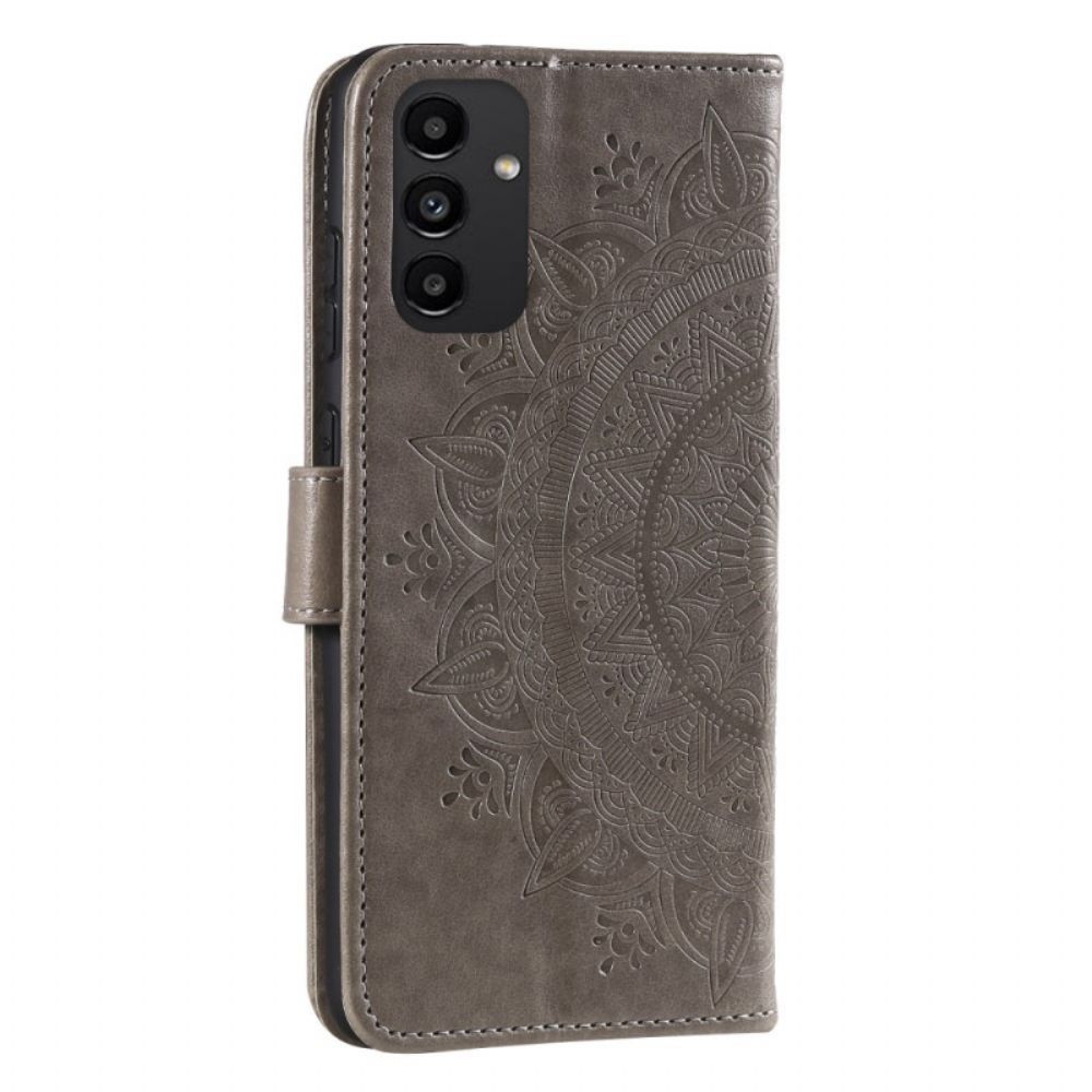 Folio-hoesje voor Samsung Galaxy A13 Zon Mandala