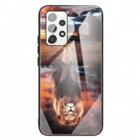 Hoesje voor Samsung Galaxy A13 Cub Dream Gehard Glas