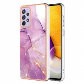 Hoesje voor Samsung Galaxy A13 Flexibel Siliconenmarmer