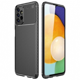 Hoesje voor Samsung Galaxy A13 Flexibele Koolstofvezeltextuur