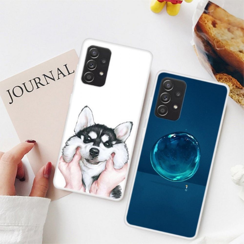 Hoesje voor Samsung Galaxy A13 Hamster In De Regen