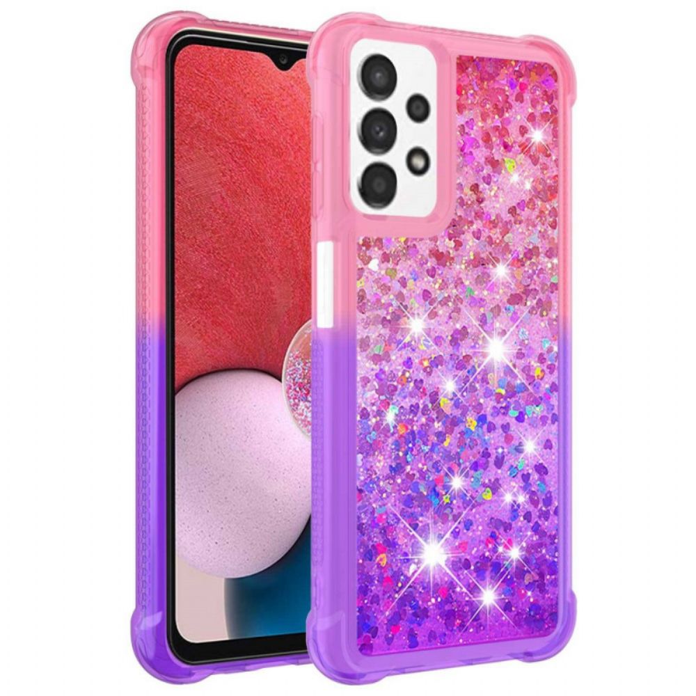 Hoesje voor Samsung Galaxy A13 Kleur Pailletten