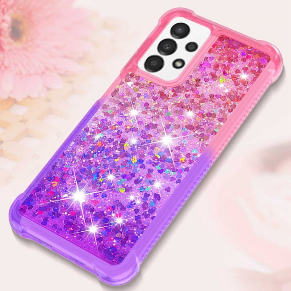 Hoesje voor Samsung Galaxy A13 Kleur Pailletten