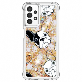 Hoesje voor Samsung Galaxy A13 Meneer Glitterhond