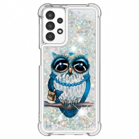 Hoesje voor Samsung Galaxy A13 Miss Glitteruil