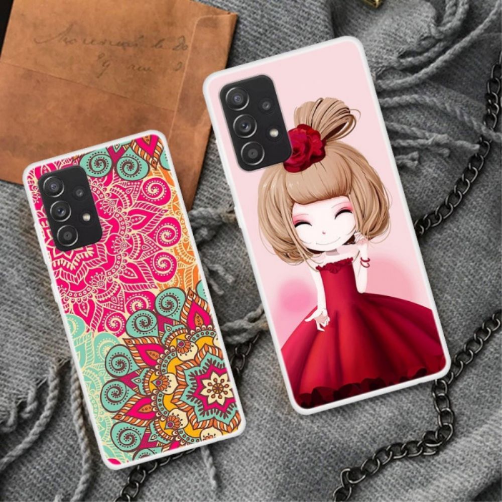 Hoesje voor Samsung Galaxy A13 Vlinder Dame